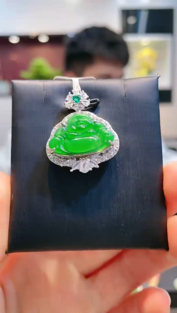 【闪购商品】翡翠颈饰未镶嵌A96天然A货翡翠吊坠（不含链）