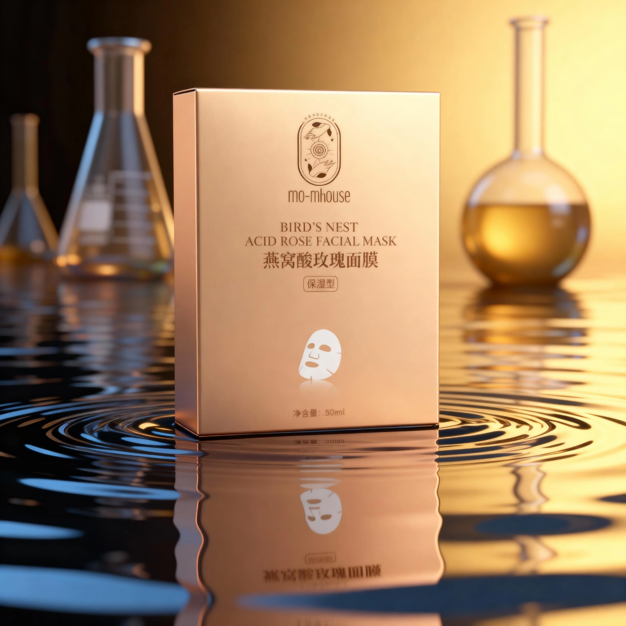 墨墨家 燕窝酸玫瑰面膜 盒/5片