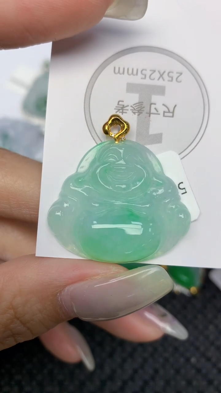 颈饰未镶嵌翡翠天然缅甸翡翠a货百元以上9元证书费自理