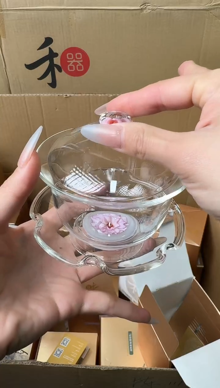 【闪购商品】@@禾器棠韵咏莲盖碗