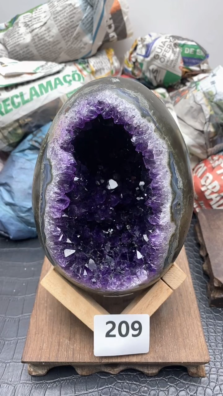 【闪购商品】紫晶1未镶嵌209号龍蛋