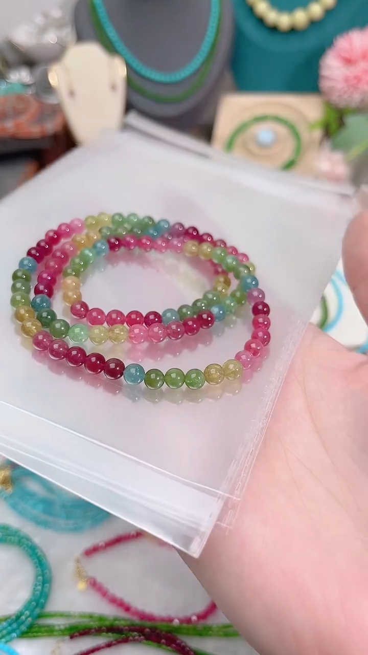 手链未镶嵌碧玺糖果1600