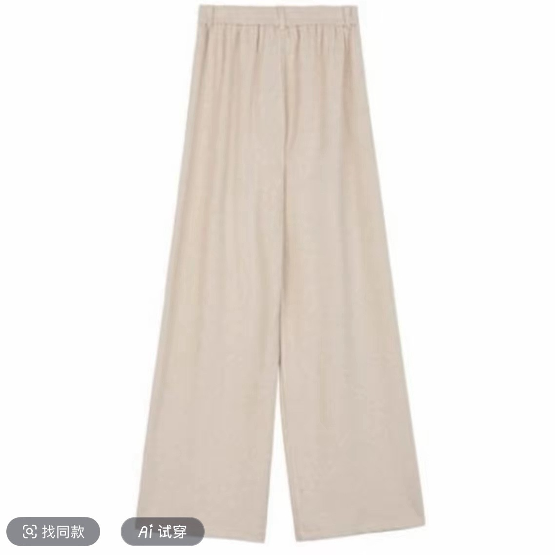 圣迪奥高腰直筒时尚休闲百搭女士黑色简约长裤S244Z0805