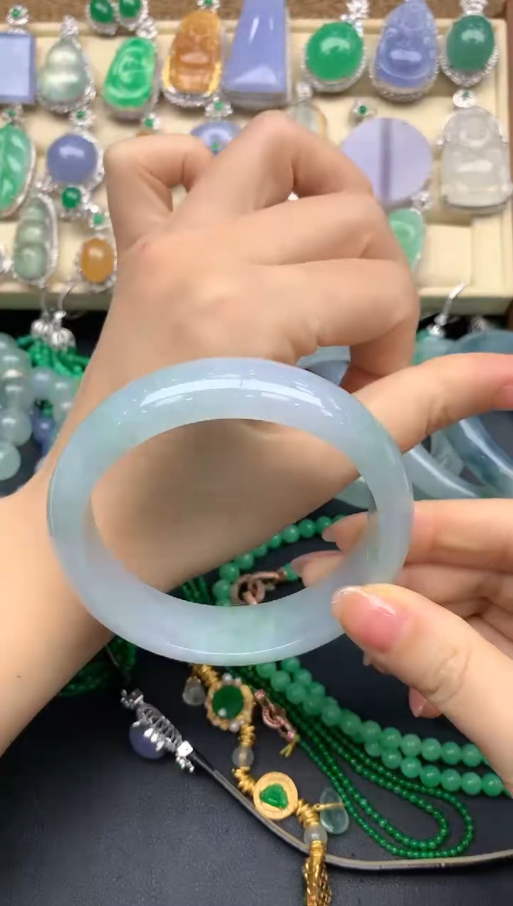 【闪购商品】翡翠手镯未镶嵌325--中国好珍宝
