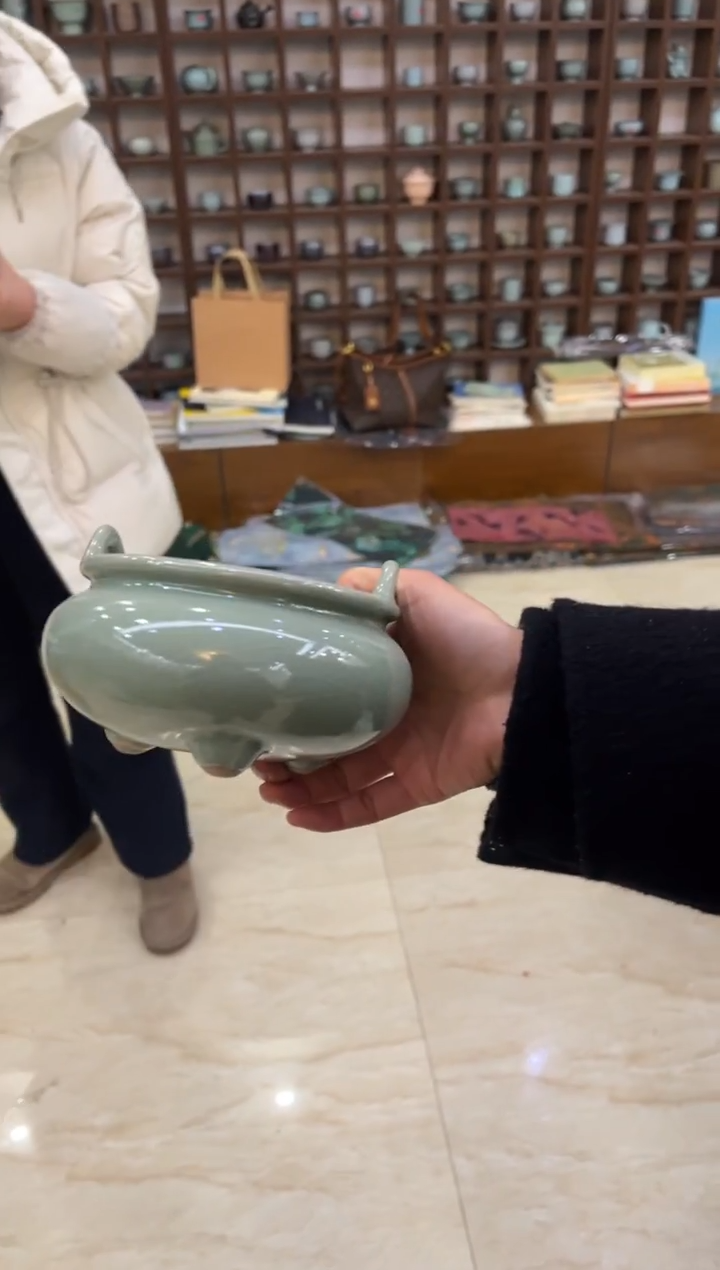 瓷片原产地原矿釉汝瓷