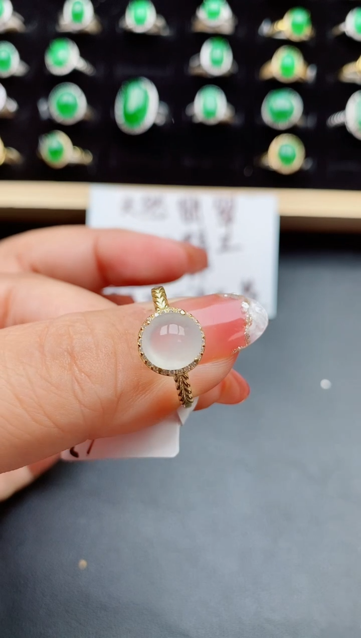 【闪购商品】翡翠戒指银S925镶嵌0580580