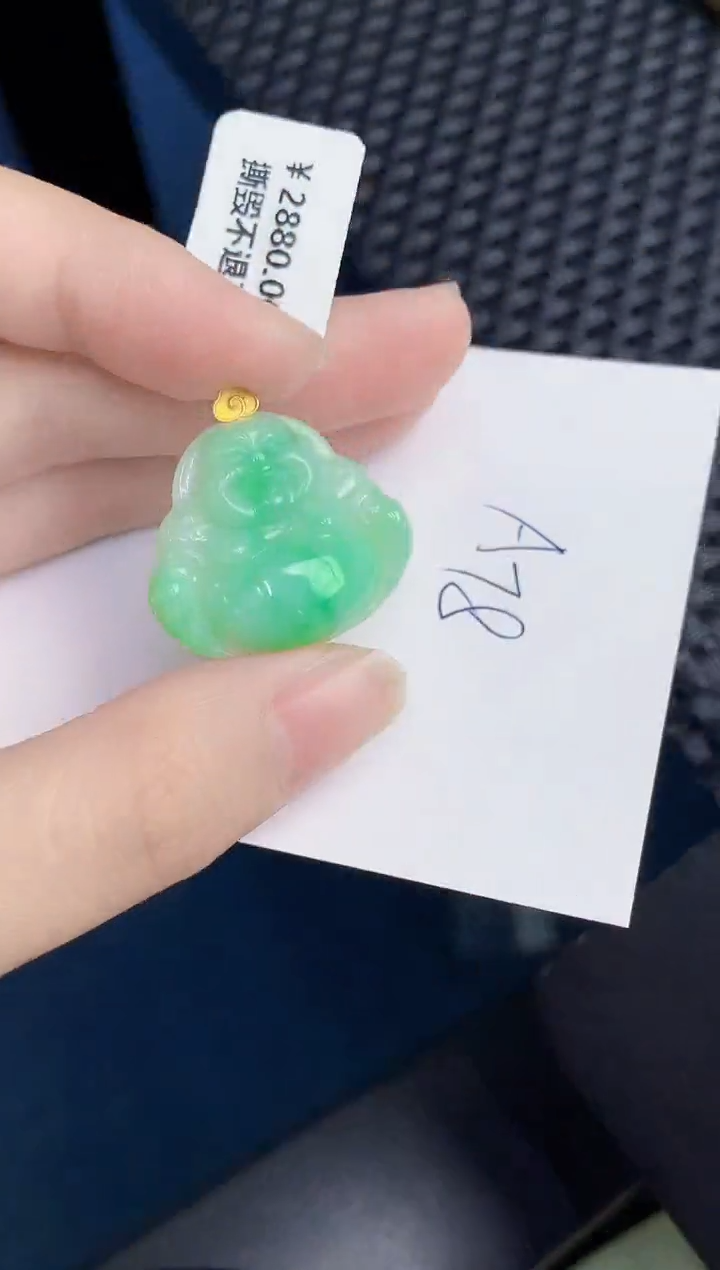 【闪购商品】翡翠颈饰18K金镶嵌000000000