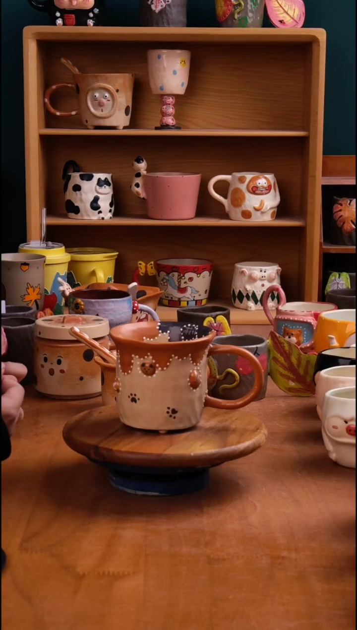 摆件陶景德镇原创手工陶瓷