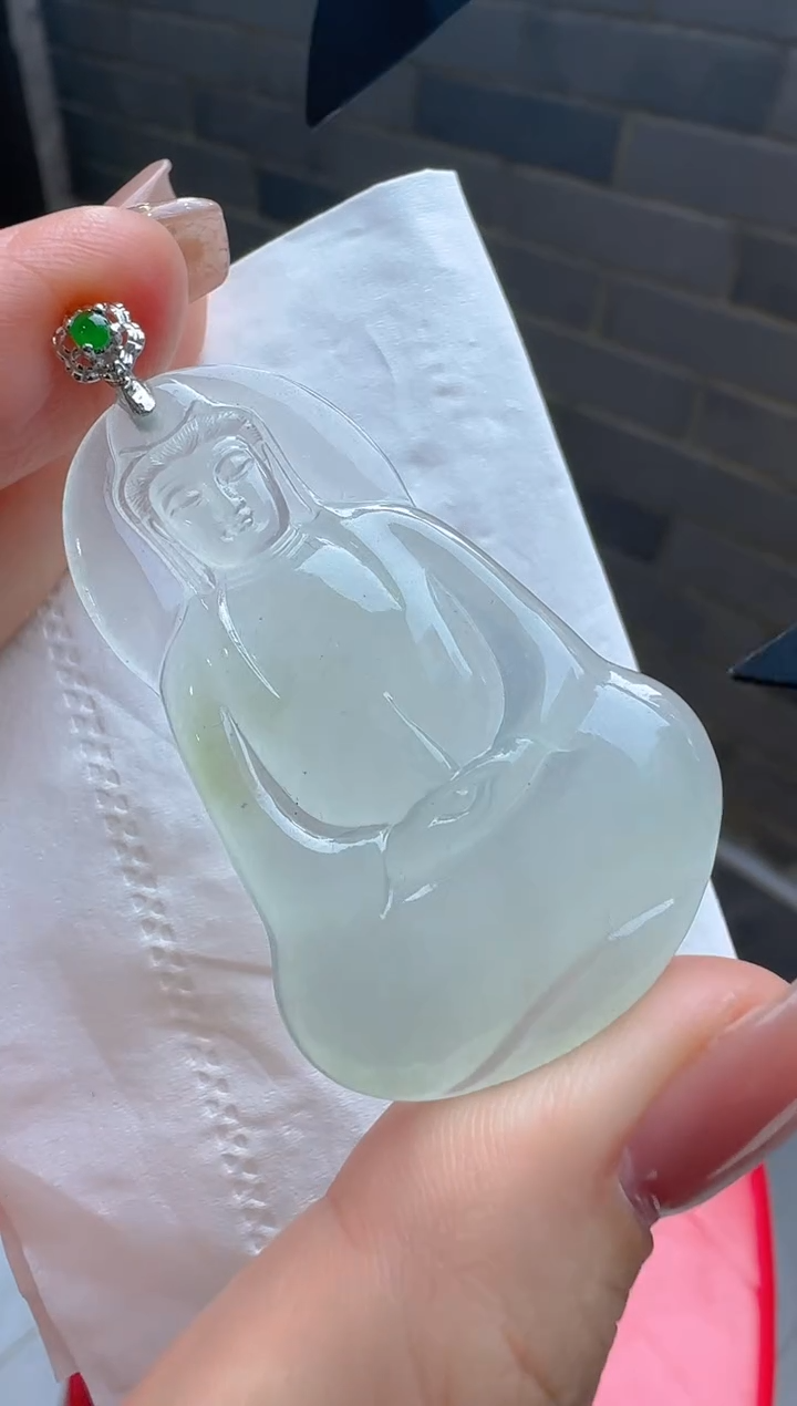 吊坠(不含链)18K金镶嵌翡翠多样性团购发一件