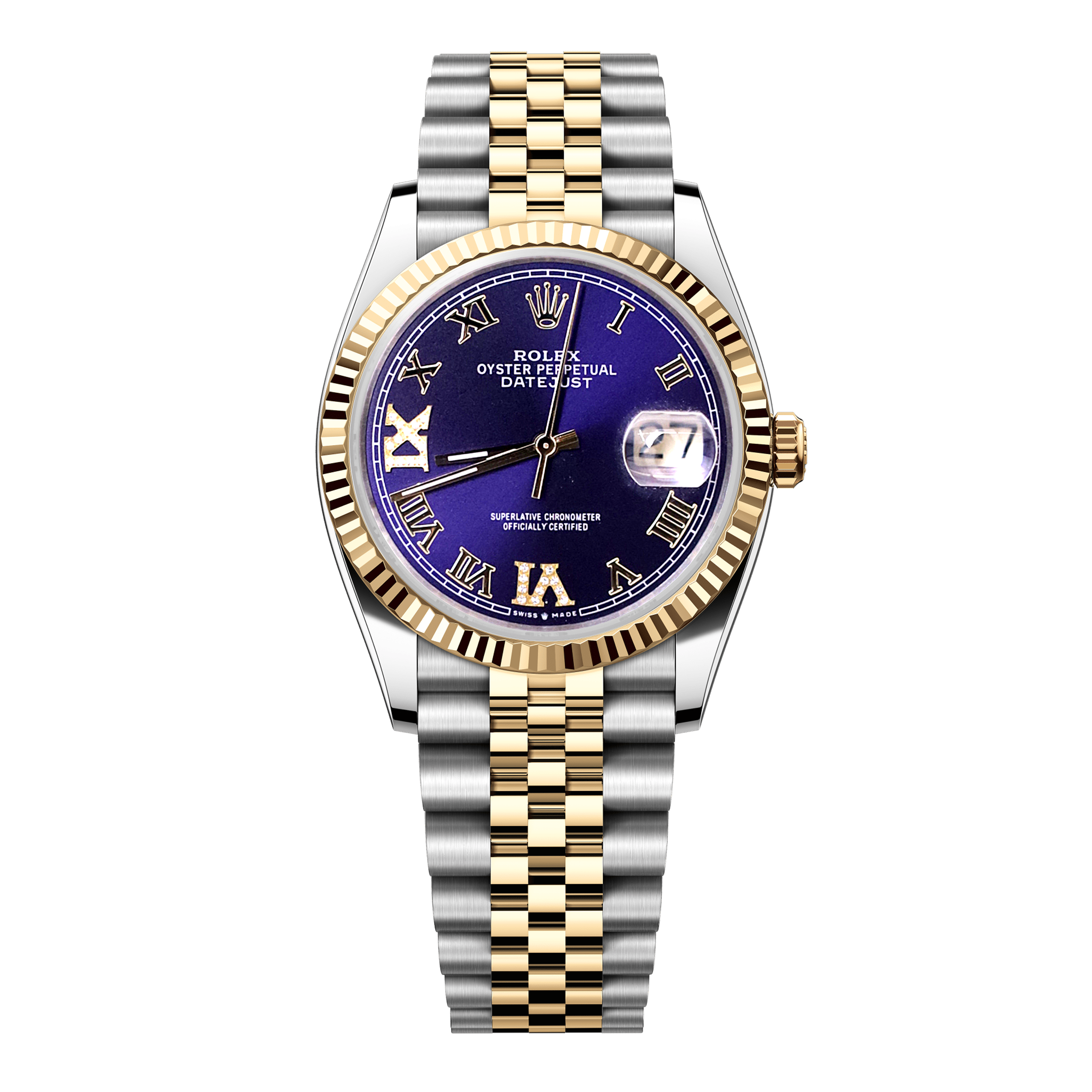 99新 Rolex/劳力士 腕表/劳力士日志/贰亿女表/B6120/16013/36mm