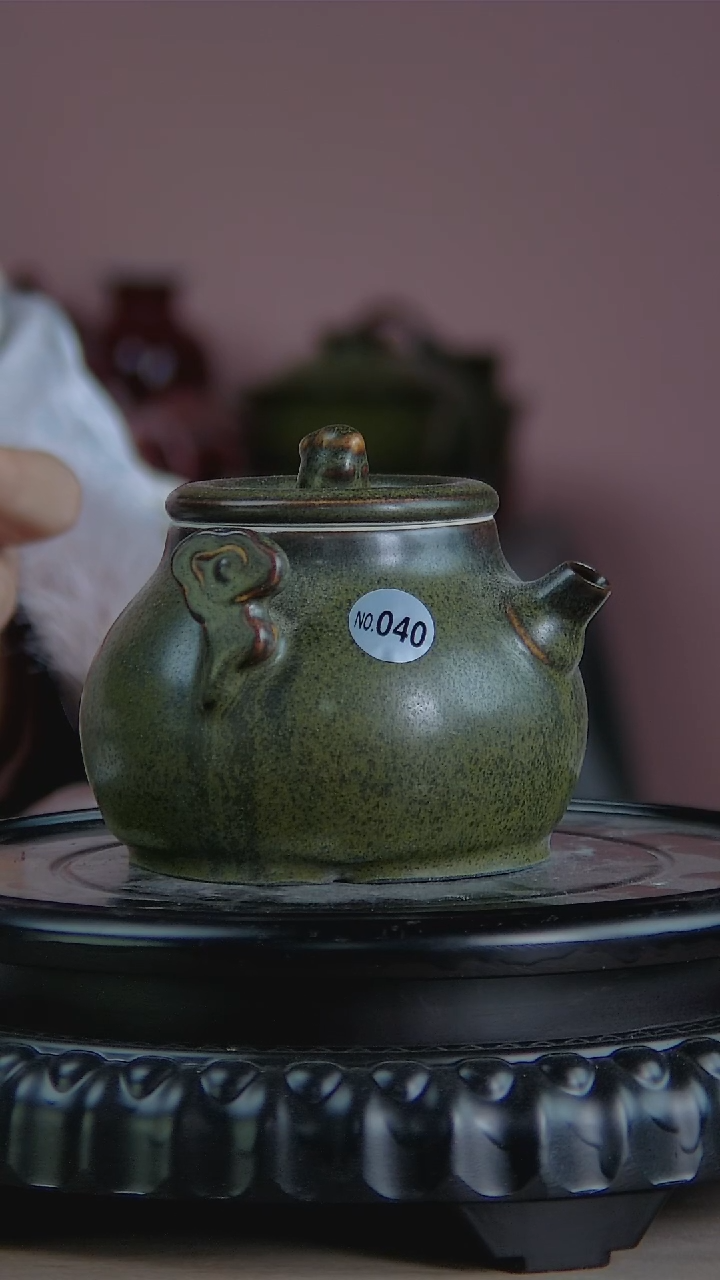 景韵堂仿清茶叶末釉