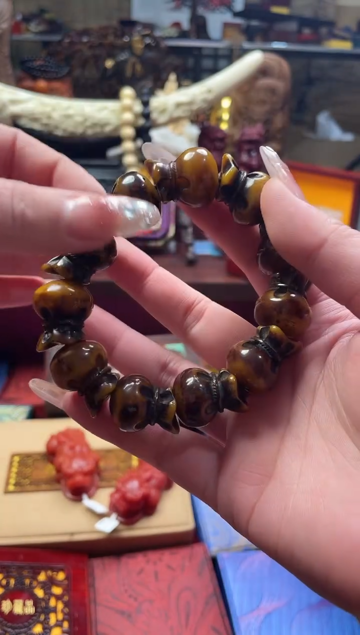 【闪购商品】蜜蜡颈饰未镶嵌老蜜钱袋