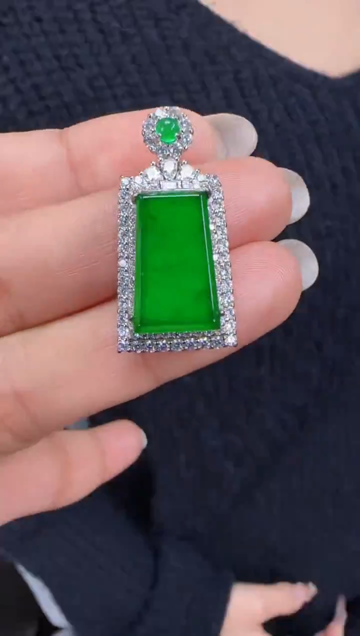 未镶嵌定制翡翠翡翠吊坠20