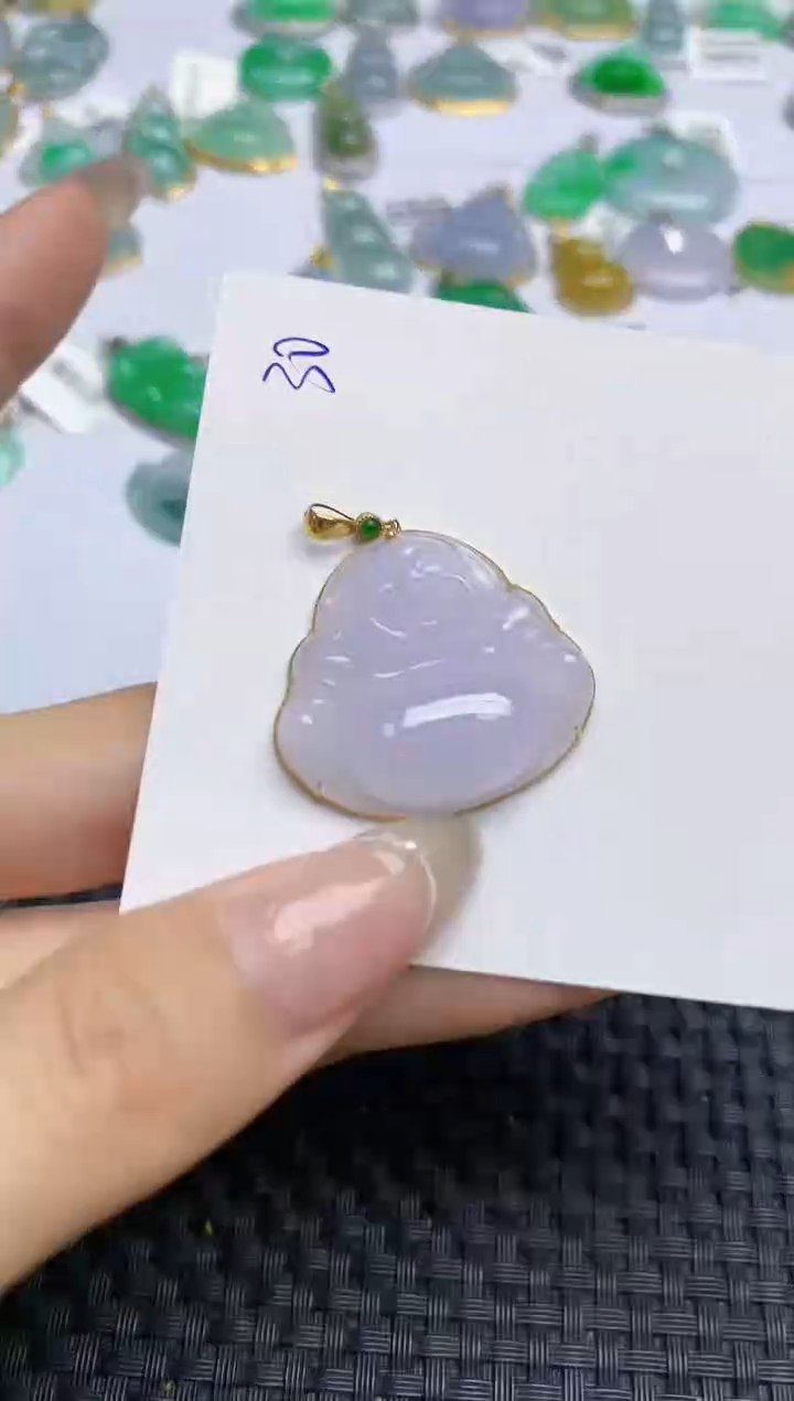 【闪购商品】翡翠颈饰18K金镶嵌多样性发其一