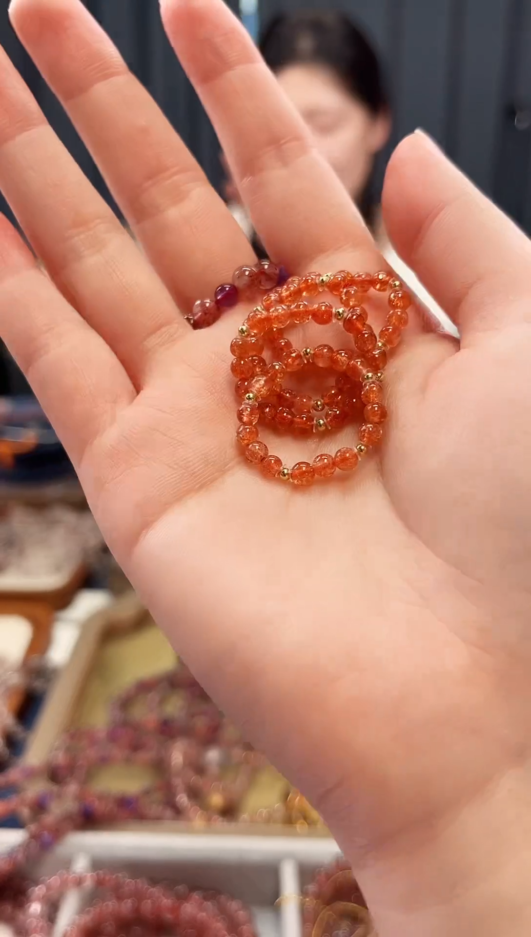 未镶嵌手链日光石金太阳戒圈【多样性发一】