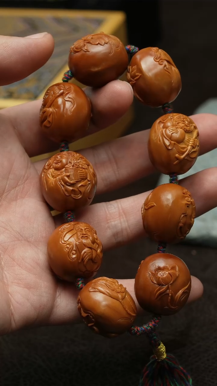 【闪购商品】橄榄核吊坠-八仙手串