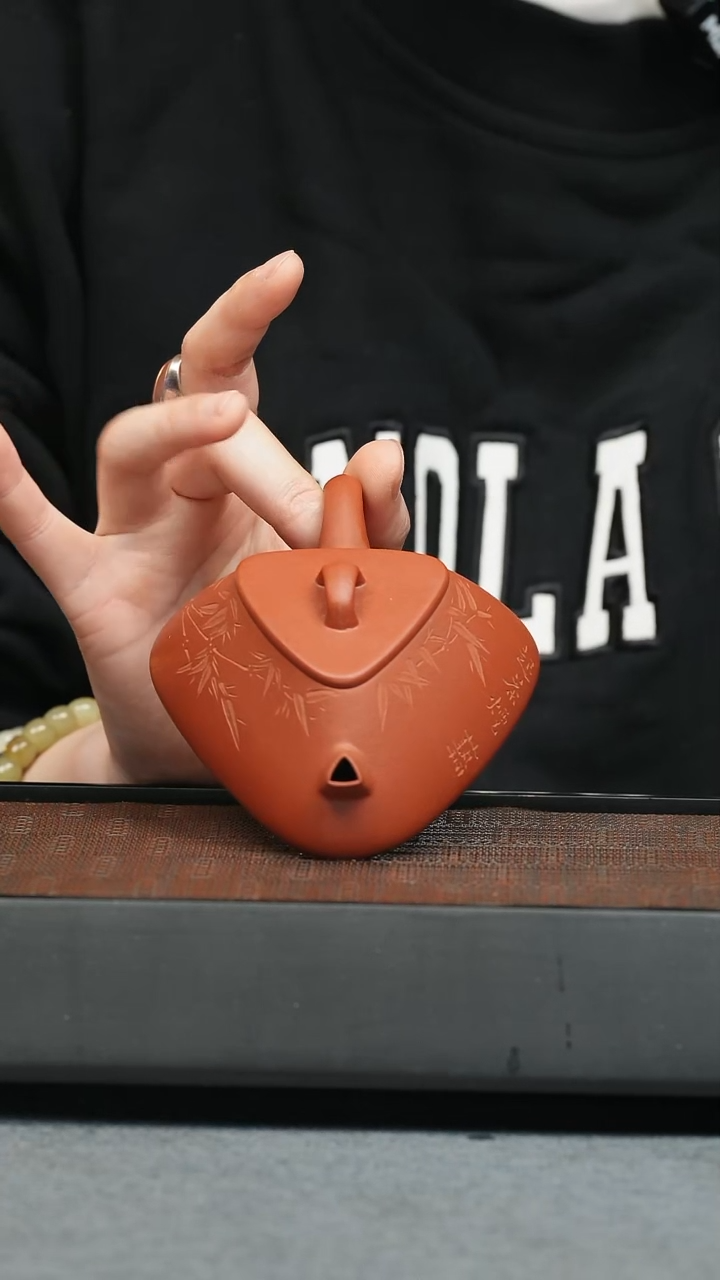 【闪购商品】紫砂茶壶五堂 三角瓢（蛮荒）