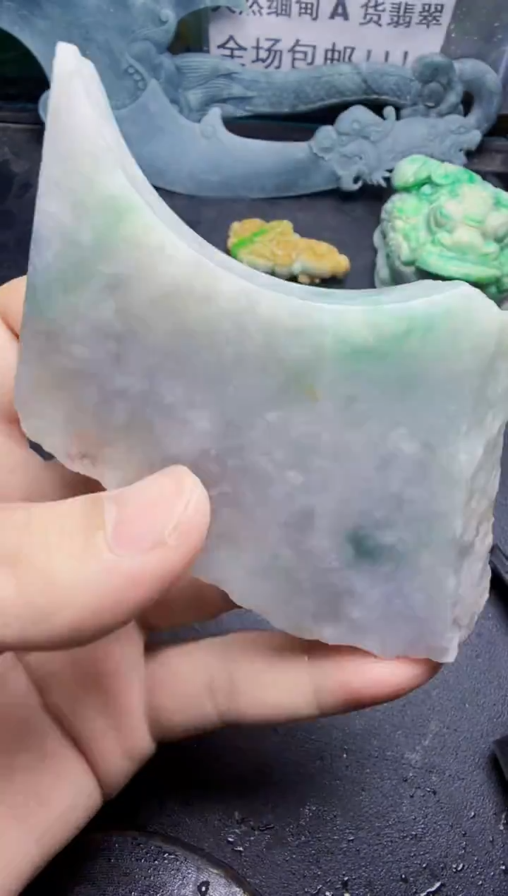 未镶嵌挂件翡翠天然翡翠015