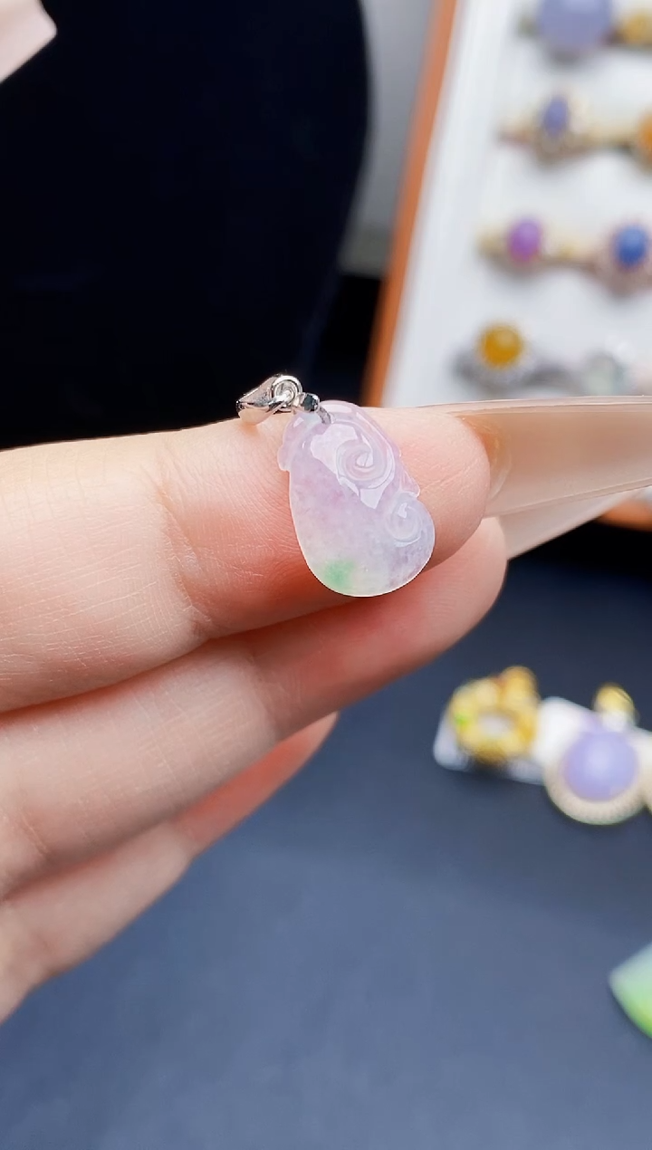 银S925镶嵌戒指翡翠0102