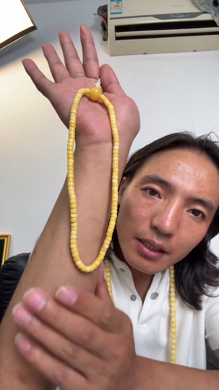 未镶嵌颈饰蜜蜡噶玛珠宝108珠1