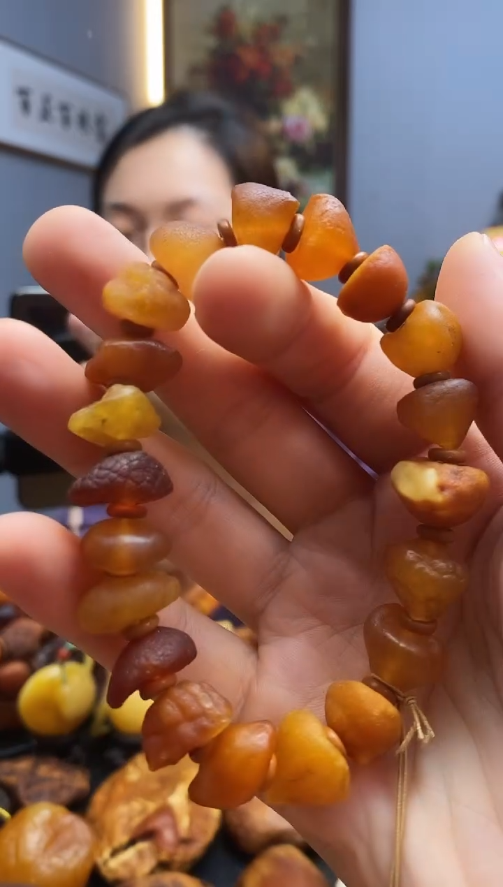 手链琥珀未镶嵌手串
