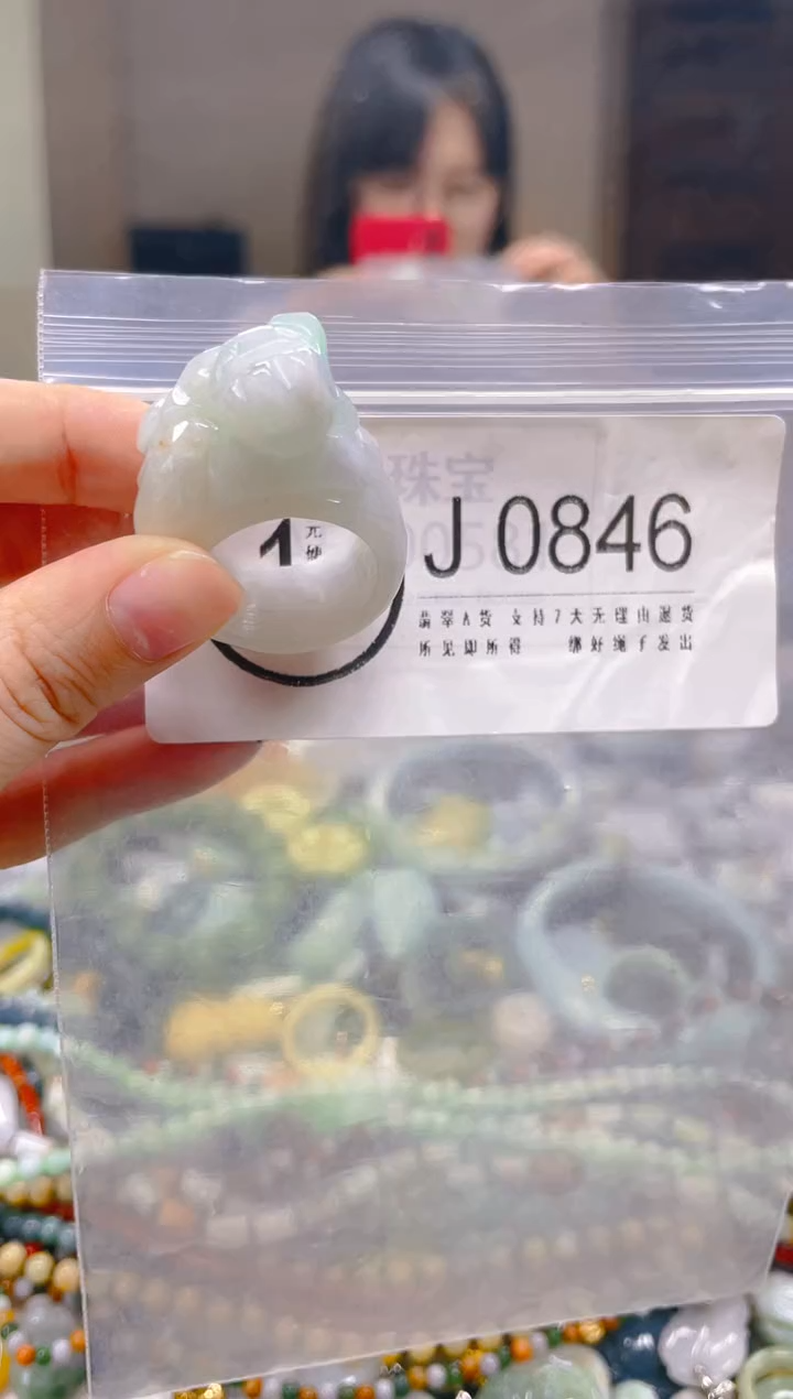 翡翠未镶嵌颈饰/J/翡翠A货一图一物