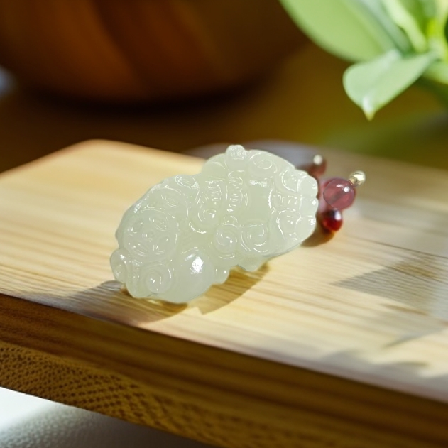 黄口貔貅吊坠一件