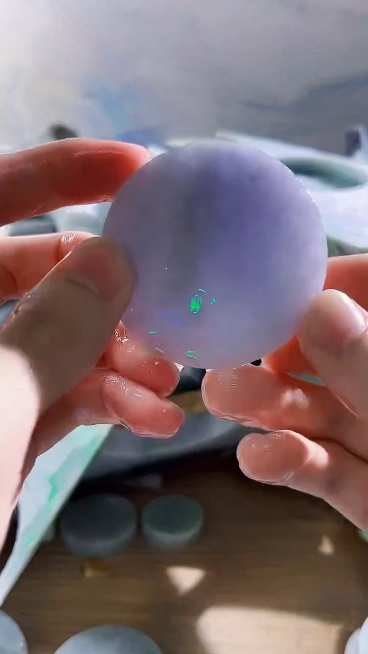 翡翠裸石缅甸翡翠A货文3073