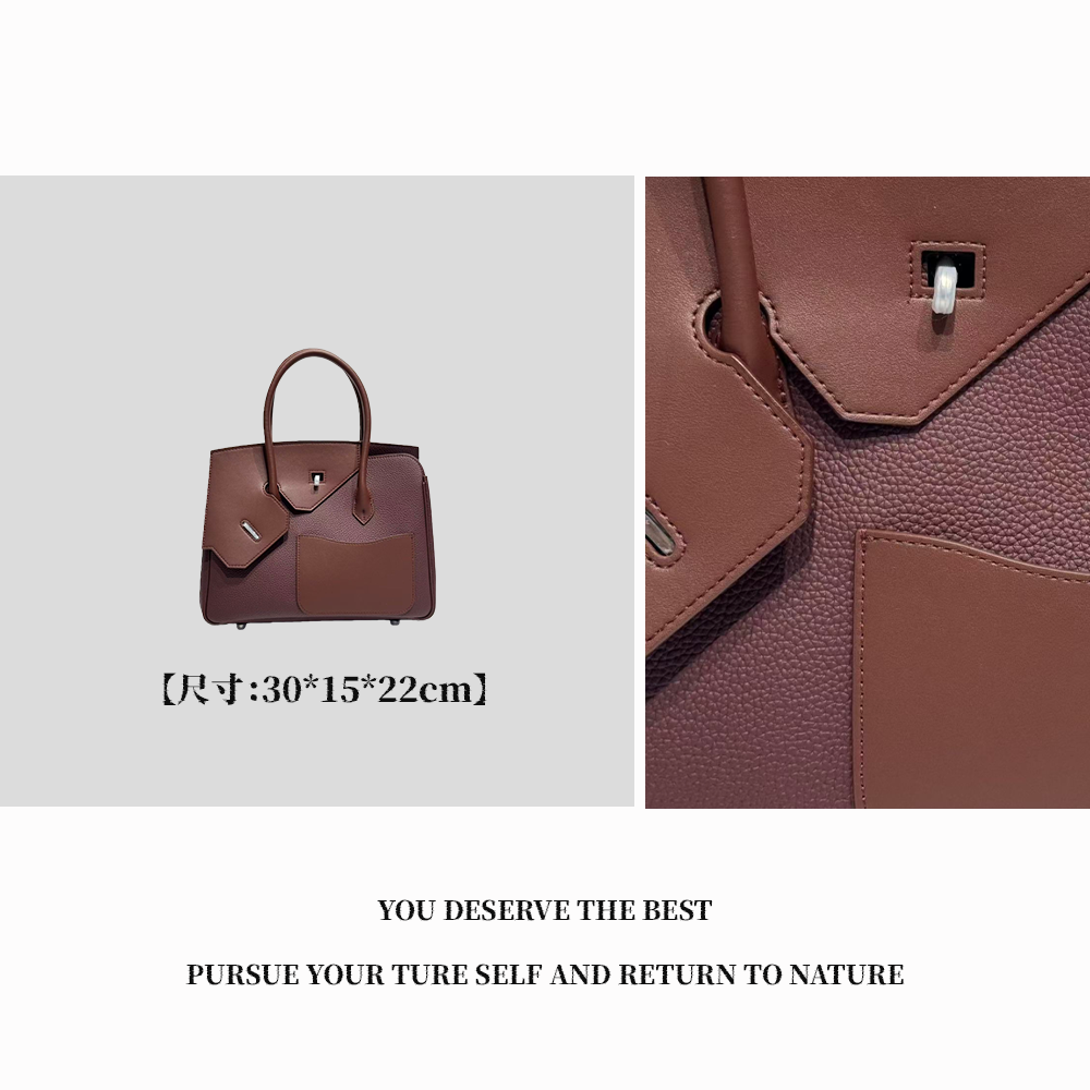 【特特甄选】XKY-1228-勃艮第红简约潮流小包包腋下通勤斜跨时尚