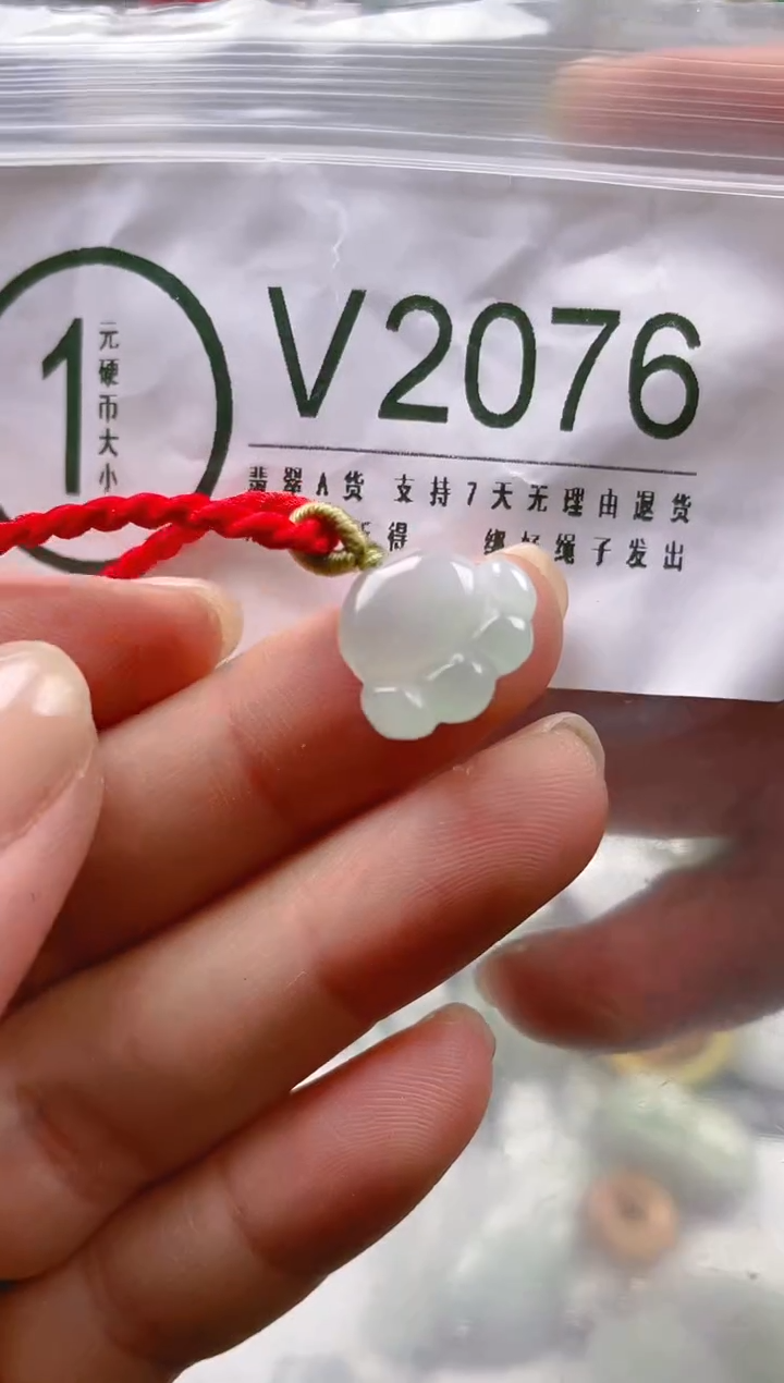 【闪购商品】翡翠颈饰未镶嵌/V/翡翠A货一图一物