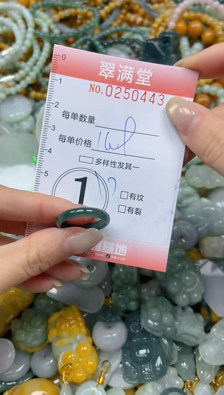 未镶嵌挂件翡翠闪购0250443