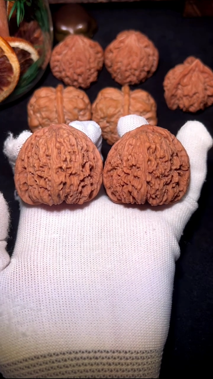 吊坠文玩核桃精品凹底南疆43全品