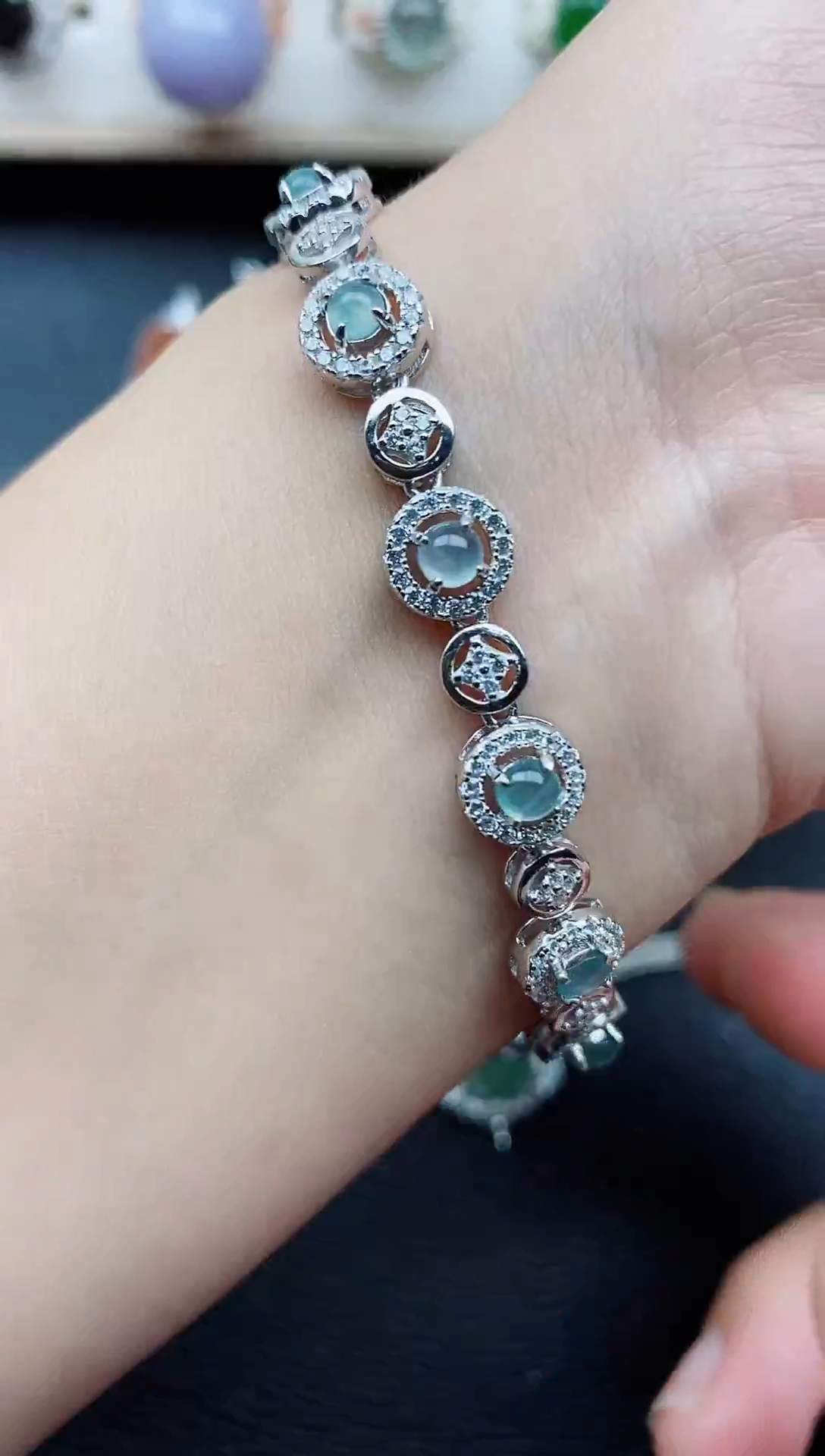 【闪购商品】翡翠戒指银S925镶嵌11111