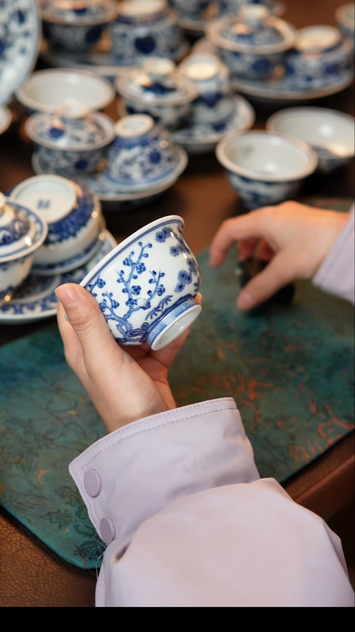 其他陶瓷岁寒三友松竹梅