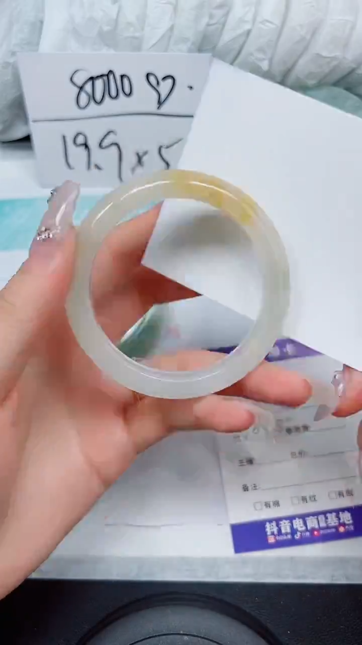 【闪购商品】石英质玉手镯未镶嵌A105-53`54`55`