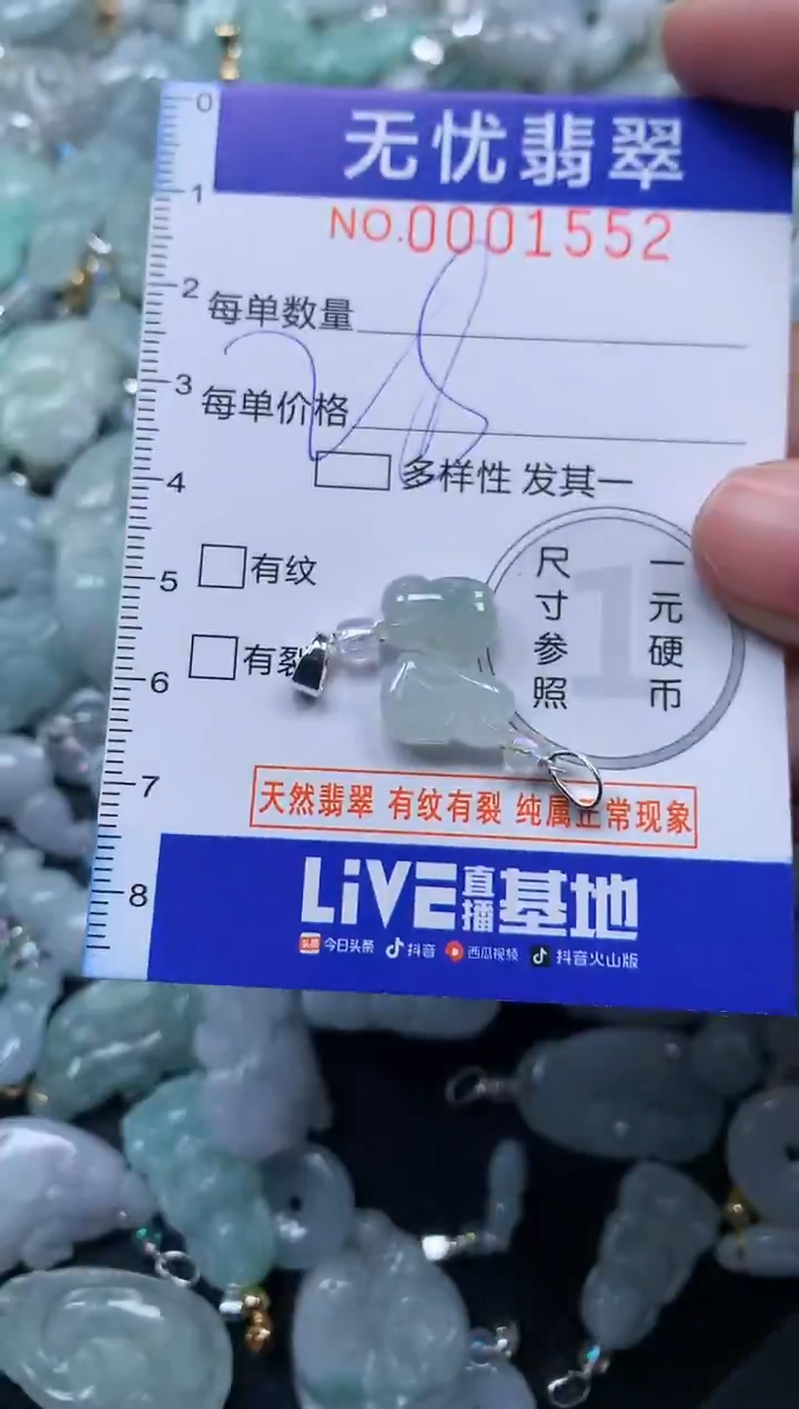 颈饰未镶嵌翡翠1552