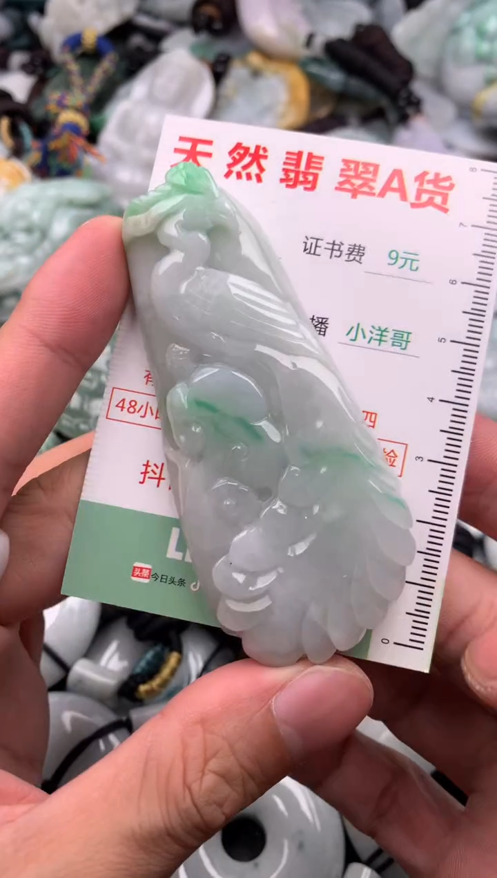 翡翠未镶嵌吊坠(不含链)1