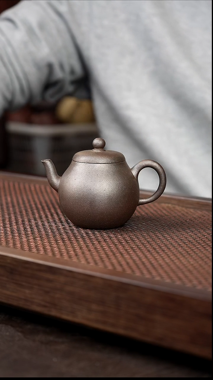 茶壶紫砂还原烧问圆