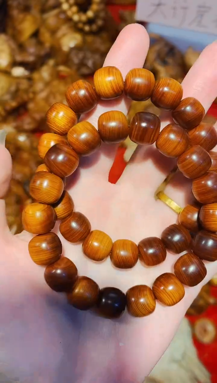 柏木（崖柏）老12单条太行崖柏陈化手把手串