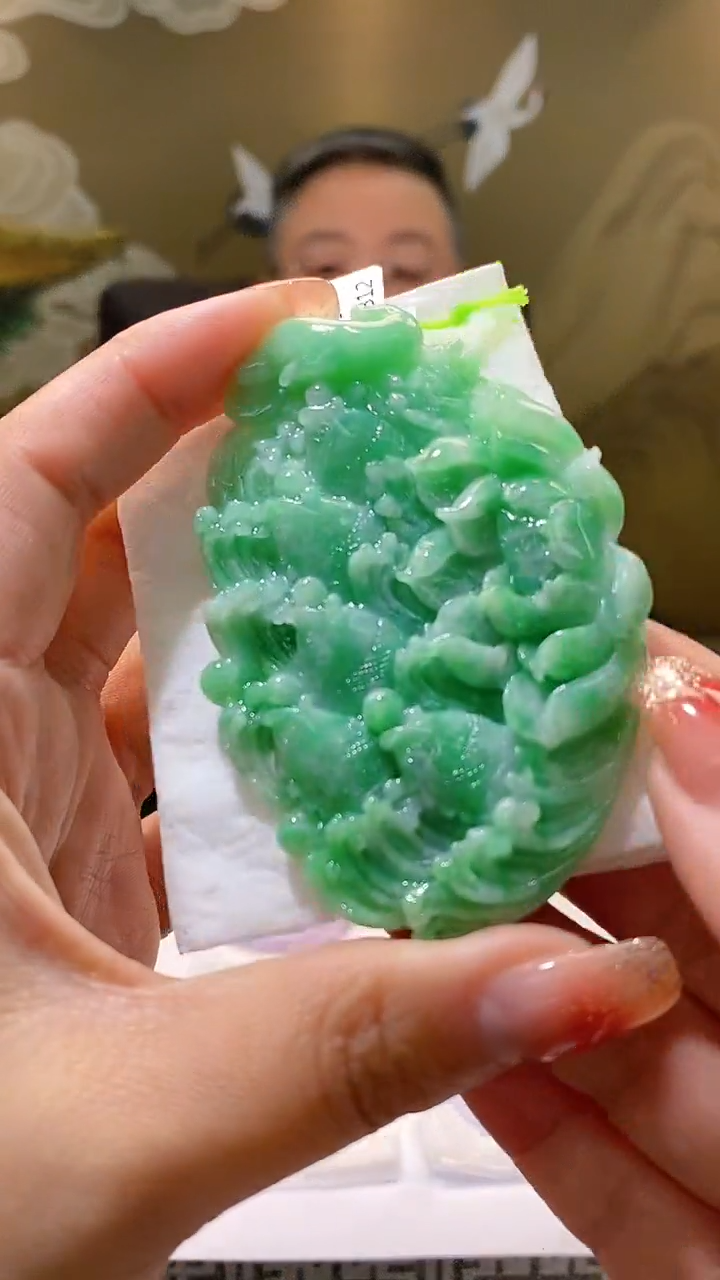 【闪购商品】定制翡翠未镶嵌12/0110/W/花