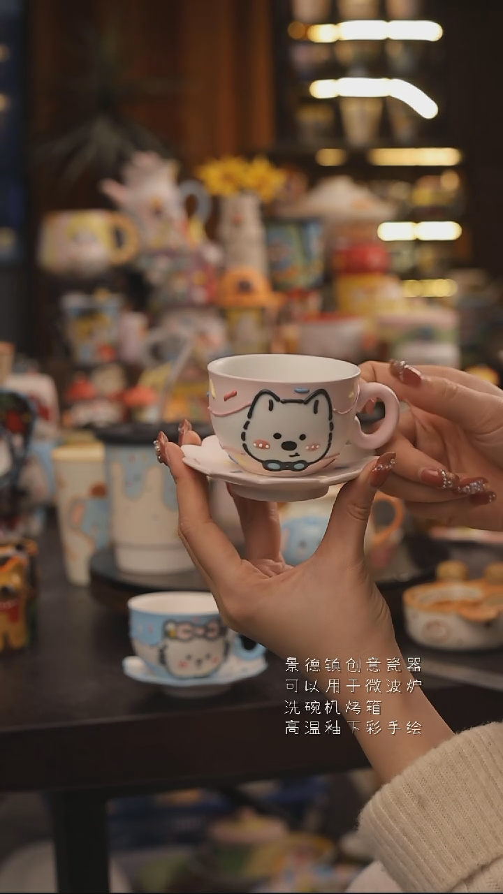 景德镇釉下彩绘设计师款式陶瓷