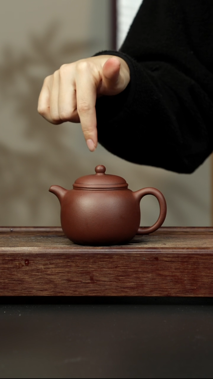 紫砂茶壶老紫泥 大匏樽 220cc左右