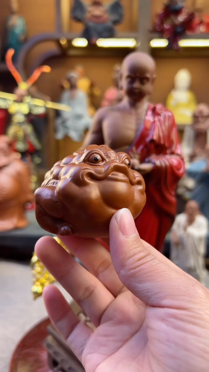 【闪购商品】紫砂茶宠器闵茶宠摆件