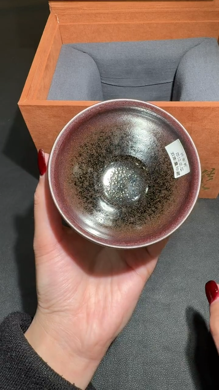 【闪购商品】茶盏建盏故事许家有龙窑柴烧停烧款57