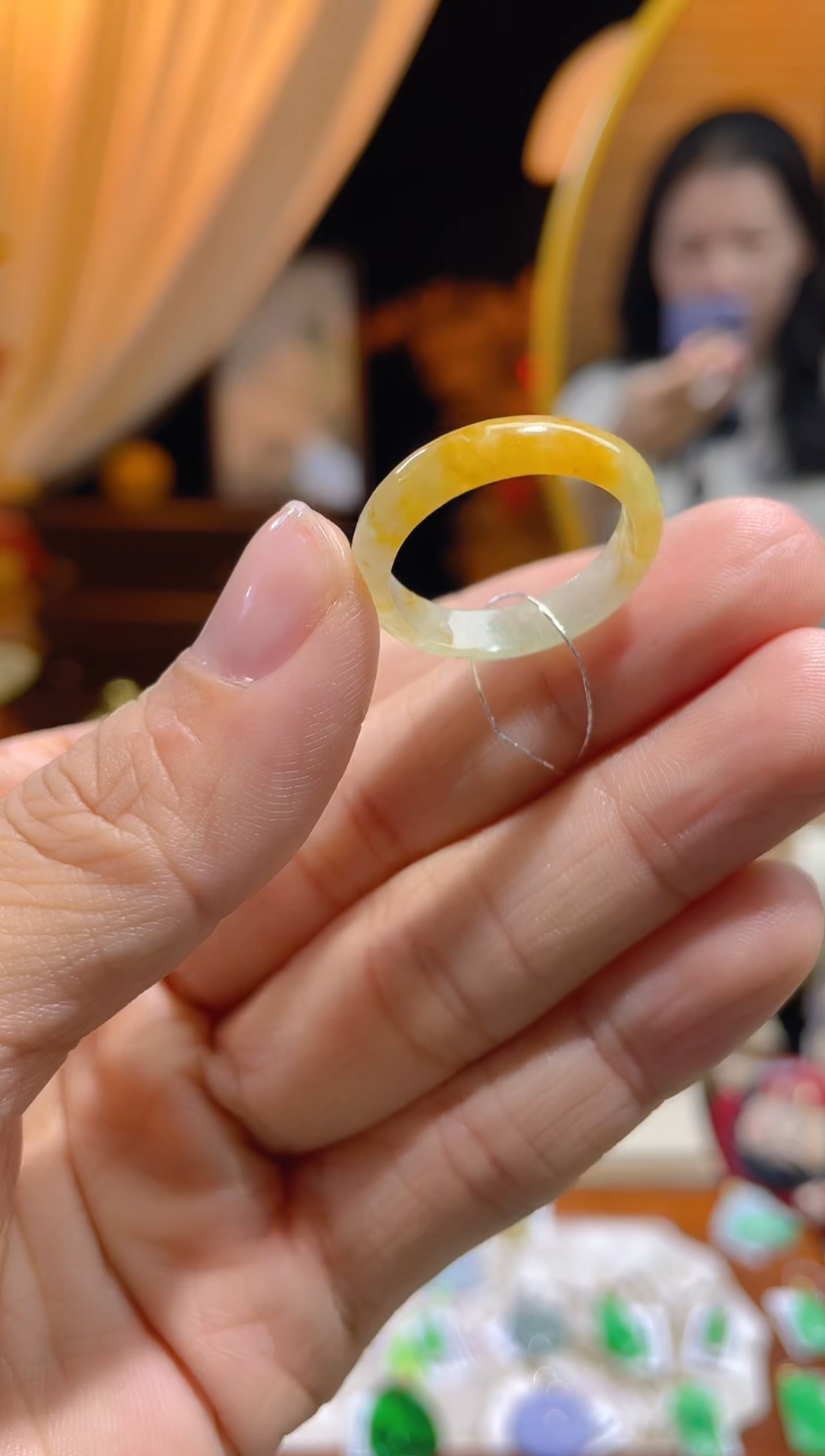 【闪购商品】翡翠颈饰未镶嵌假一赔三17圈口