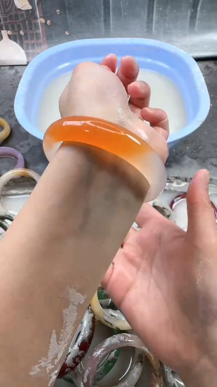 【闪购商品】玛瑙/玉髓手镯未镶嵌88 63