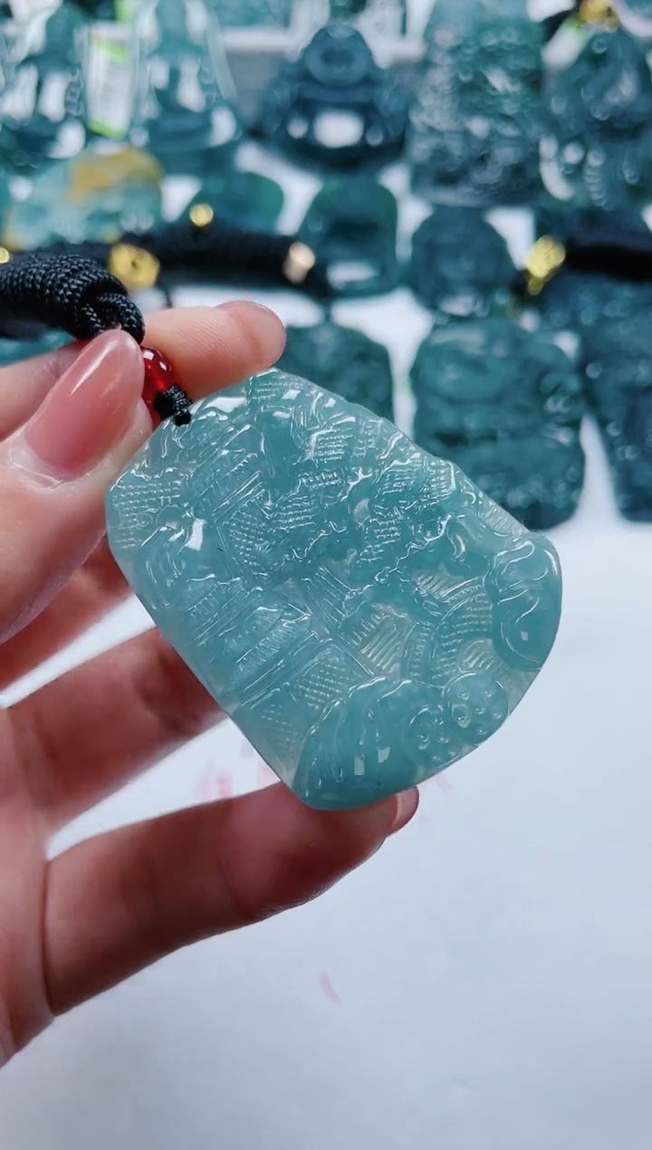 【闪购商品】翡翠颈饰未镶嵌多样性发货一件发货-大山水