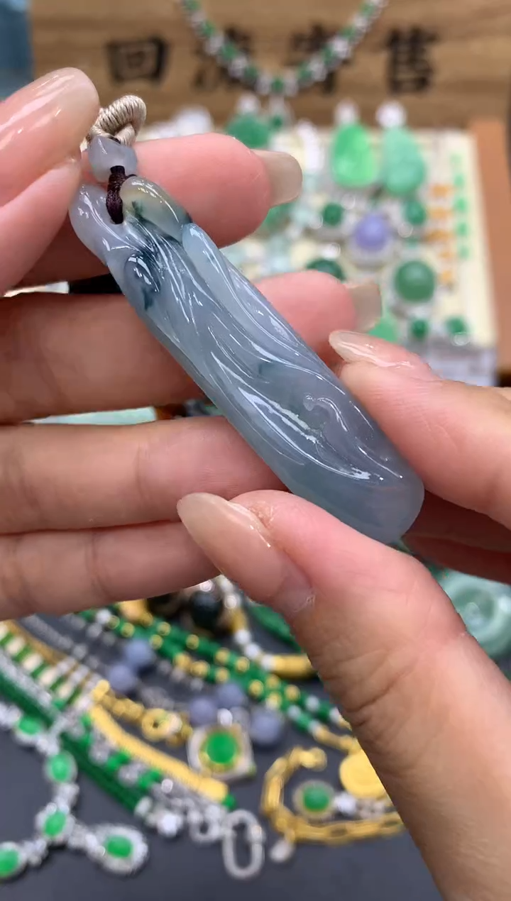 【闪购商品】翡翠颈饰未镶嵌18-中国好珍宝