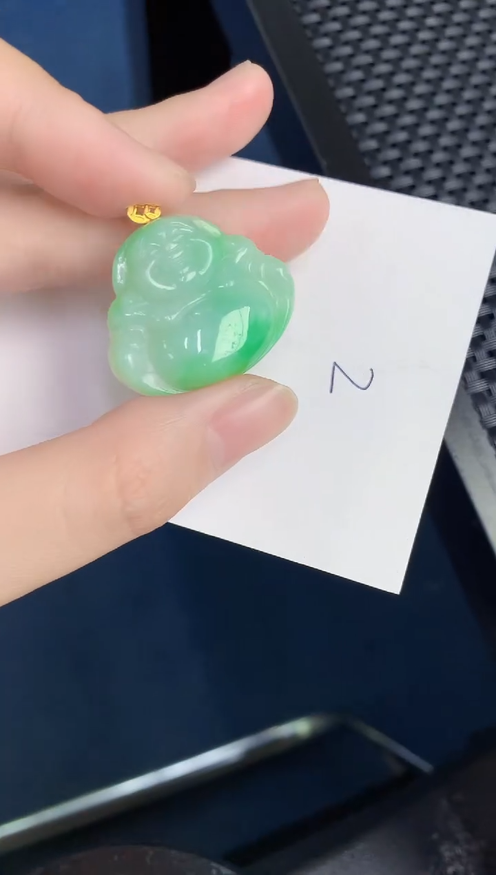 【闪购商品】翡翠颈饰18K金镶嵌000000000