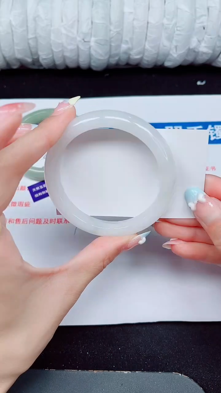 未镶嵌手镯石英质玉394-57/58